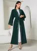 Etnische Kleding Ramadan Open Kimono Abaya Gebed Kleding Vrouwen Kaftan Saoedi-Arabië Turkije Islam Moslim Jurk Kebaya Gewaad Femme Musulmane