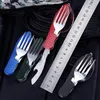 Dinnerware Sets 1PC 4 In 1 Multifunctional Utensil Knife Fork Spoon Bottle Opener Detachable Set Portable Camping Tableware