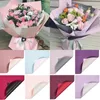 Papier pakujący 20pcs/zestaw 40*45 cm dwukolorowe kwiaty papierowe Pakowanie Prezent Prezent Papier rzemieślniczy Papier Florystyka Papier Flower Buquet Supplies 231127