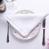 Serwe serwetki 12pcs Square Square chusteczka koktajl koktajl herbaciany na imprezy dom El Wedding Party Dinner 48 48 cm