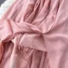 Abiti casual Senior Sense Of Vacation Wind Super Fairy Hanging Neck Smocked Backless Chiffon Celebrity Dress