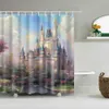 Curtains Dafield Shower Curtain Dream Kids Decor Spring Flower Colorful Beautiful Teen Girls Forest Princess Lake