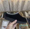 Mentiras clássico feminino chinelos bota de neve designer tasman marrom quente botas de inverno senhoras plataforma pele à prova de vento