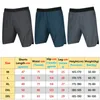 Running Shorts Nylon Men Gym Zip Pocket Solid Högkvalitativ bottnar Snabbtorkning Tryck Handring Fitness Training Short Pants