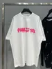 Designer neues Damen-T-Shirt High Edition 2023 Summer Graffiti Dissolved Letter Printed Couples Sleeve T-Shirt