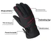 Gants unisexes à doigts complets, gants d'extérieur en hiver, gants de protection d'hiver résistants au froid, gants imperméables