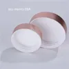 Pink Glass Cosmetic Cream Jar with Rose Gold Lid 5g 10g 15g 20g 30g 50g 60g 100g Makeup Cream Jar Travel Sample Container Bottles with Qvqi