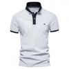 Polos pour hommes Polo T-shirt mode à manches courtes à pois hauts de luxe vêtements de créateurs marques vêtements d'été