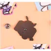 Cartoon Accessories Cats Kuromi Pin Cute Anime Movies Games Hard Enamel Pins Collect Metal Brooch Drop Delivery Baby Kids Maternity Pr Dh9Je