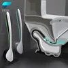 Spazzole PEISI TPE Silicone Testina WC Montaggio a parete Senza angoli morti Strumenti per la pulizia della toilette Set di accessori per il bagno domestico