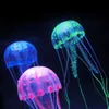 Decorations Artificial Aquarium Swim Glowing Effect Jellyfish Silicone Fish Tank Decoration Ornament Landscape Pet Supplies Home Accessories 230428