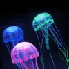 Décorations Artificielle Aquarium Nager Effet Rougeoyant Méduse Silicone Fish Tank Décoration Ornement Paysage Pet Fournitures Accueil Accessoires 230428