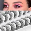 3 PCFalse Cils 10/8/5/3Pairs Multipack 3D Mink Lashes Faux Cils Faits À La Main Wispy Fluffy Fake Lash Outils De Maquillage Des Yeux Naturels Faux Eye Lashes Z0428