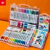 12PCSWATERCOLOR BĘCKA 12-48 KOLORY MAKERY MALERY PISOWE ZAfit Ustaw akrylowy znacznik dla dzieci do materiału ceramiczne ceramiczne karty DIY Making Art Supplies P230427