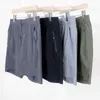 Lulu Herren-Shorts mit seitlichen Reißverschlusstaschen, super Qualität, sportliche Herren-Shorts, Strand-Shorts, Herren-Freizeit-Stretch-Shorts, Größe S-XL