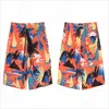 designershorts herrshorts herr badshorts strandbyxor för simning street hipster Hipster Bokstavstryck Mesh Löst passande plus size Sport Fitness A8