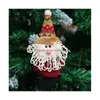 Christmas Decorations Santa Claus Snow Man Doll Xmas Tree Gadgets Ornaments Gift G666 Drop Delivery Home Garden Festive Party Supplie Dh4Mk