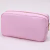 Cosmetic Bags Cases Large Nylon Pouch | Waterproof Toiletry Makeup Bag Glitter Varsity Letter Chenille 230329