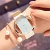 Armbandsur nr 2 Titta på Lady Watches Women Luxury Top Leather Quartz Antique Stylish Round Dress Relogio Feminino Montre Femme