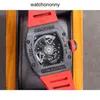 Diseñador Ri Mlies Relojes de lujo Relojes para hombre Reloj mecánico Rm010 Movimiento completamente automático Espejo de zafiro Correa de reloj de goma Marca suiza TR9R