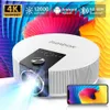 Projecteurs ISINBOX projecteur Portable 4K Q10 5G WIFI Android 9.0 Bluetooth cinéma maison 1080P natif LED film vidéoprojecteurs Q231128