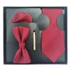 Bow Ties Formal Men's Tie Square Scarf Gift Box Fashion Middag Groom Tie Bow Tie Suit 231128