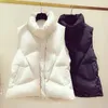 Gilet da donna Piumino Donna Ultraleggero 2023 Cappotto invernale per donna Gilet lungo imbottito Gilet caldo senza maniche Fashon portatile