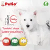 Brinquedos japão peti látex material de segurança vocal brinquedo para animais de estimação significado bonito copo molar dentes limpeza brinquedo do cão