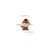 Christmas Decorations Santa Claus Snow Man Doll Xmas Tree Gadgets Ornaments Gift G666 Drop Delivery Home Garden Festive Party Supplie Dh4Mk
