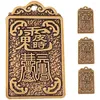 Wrap Prezent 4 szt. Amulet Token Charms Kluczowy łańcuch samochodowy Rok