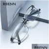 Reading Glasses Rbenn Stainless Steel Men Business Fl Frame Metal Presbyopia Optical Eyeglasses 0.75 1.75 2.25 2.75 5.0 6.0 Drop Deliv Dhhdb