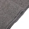 Scarves solid color plain 100% wool scarves with tassel women winter thick warm blanket scarf luxury high quality shawl wrap 231127