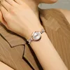 Armbandsur Ladies Elegant Wrist Watches Women Armband Rhinestones Analog Quartz Watch Women's Crystal Small Dial Reloj #B