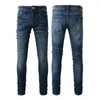 Herren Jeans Designer Delessed Ripped Skinny Cowboy Pant Rock Revival Hosen gerade schlanker elastischer Denim Fit Moto Trendy Streetwear