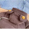 Donsjas 2023 Herfst Baby Meisjes Jassen Voor Peuter Jongen Jassen Winter Kinderen Capuchon Bovenkleding En Tassen Kinderen Corduroy Katoenen Jas 231128