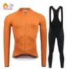 Cycling Jersey Sets Winter Set Road Bicycle Warm Long Sleeve Team UV Protection Suit MTB Cold Prevention 231127