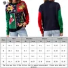 Kvinnors tröjor vintertröja långärmad snöflinga julgran mönster stickad toppstil casual crew hals semester outfit
