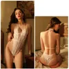 Pijama sexy Sexy Lace Trimes Tensies Sexy Backless Nightwear Women Sleepshirt Tentação Cloth Home Sleepwear Lingies Lingerie 230428