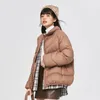 Womens Down Parka Semir Jas Vrouwen ThreeProof Losse Tas Zoet Meisje Licht En Warm MultiColor Winter Stand Kraag 231127