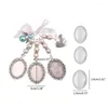 Broches Wedding Bouquet Charm Lace Oval Bridal Angel Memorial Po You Are For Always On My Heart