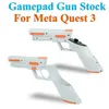 VR -glasögon för Meta Quest 3 Gun Stock Enhefly Gaming Experience Controller Grips Extension Handtaget eftermontering Tillbehör 231206