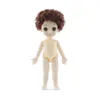 Dockor Adollya BJD Body 16cm Naked Ball Foged Swivel Mushroom Head 13 Movible Joints 3D Eyes 112 230427