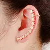 1 PC Neues Design Star Stud Ohrringe Ohr lang Ohrringe Ohrclip Crawler Fashion Schmuck Accessoires Geschenke für Frauen Girls2079