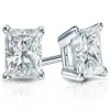 14k White Gold 4-PRONG PRINCESS CUT DIAMOND STUD EARRINGS 1 50 CT TW G-H SI2231T