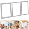 Garrafas de armazenamento Notebook Jornal Ferramentas infantis de estêncils cortam o papel de relevo de flores de papel infantil Diy Mold Metal Metal Cutting Die