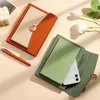 Notepads A5 A6 PU Leather DIY Binder Notebook Notebook Agenda Planner Cover Cover Organizer Leaf Leaf Notepad Office Supplies 231128