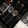 Ontwerper Ri mliles Luxe horloges Automatisch mechanisch horloge Richa Milles Zwitsers uurwerk Saffierspiegel Geïmporteerde rubberen horlogeband Heren sportmerkhorloges FAWC