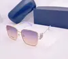 Sonnenbrille für Frauen 2024 Metallrahmen Klassisch Vintage Designer Luxus Pilot Radfahren Fahren Mode Brillenzubehör Gafas de Sol 1010