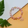 Charm Bracelets Makersland Gänseblümchen für Kinder Nettes Perlenarmband Kindergeschenke Großhandel Modeschmuck Accessoires Mädchen