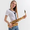 Saxofonremsax Saxofon axelband Saxofon LANYARD NECK REP SKYDD Nacke axelmusikinstrument Tillbehör